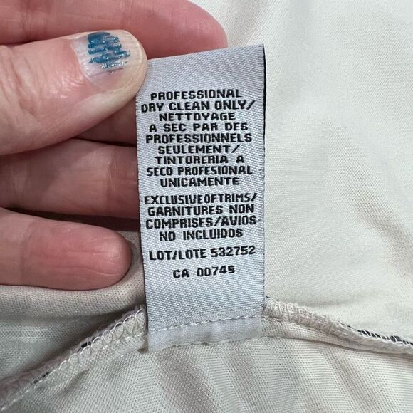 JS Collections Orchid Chianti Soutache Two Tone Embroidered Lace Dress 10 Women - Picture 11 of 11